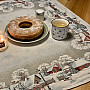 Gobelin tablecloth, shawl and table setting WINTER IDYLKA