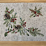 Tapestry tablecloth PINE and MISTLETTE