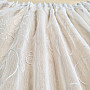 Finished curtain EMBROIDERED ORNAMENTS white