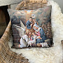 Christmas tapestry cover ANGEL LIGHT