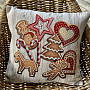 Christmas tapestry cover CHRISTMAS GINGERBREADS