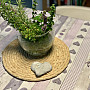 LAVENDER HEART tablecloth