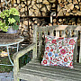 Tapestry cushion cover PAINTED FLOWERS