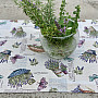 Tapestry tablecloth and shawl LAVANDER GARDEN 2