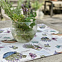 Tapestry tablecloth and shawl LAVANDER GARDEN 2