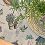 Tapestry tablecloth and shawl LAVANDER GARDEN 2