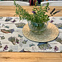 Tapestry tablecloth and shawl LAVANDER GARDEN 2