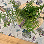 Tapestry tablecloth and shawl LAVANDER GARDEN 2