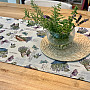 Tapestry tablecloth and shawl LAVANDER GARDEN 2