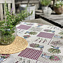 Tapestry tablecloth and shawl FLOWERS FROM PROVENCE