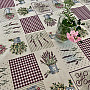 Tapestry tablecloth and shawl FLOWERS FROM PROVENCE