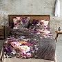 IRISETTE luxury flannel bedding ZOBEL 8551-90 KNIT FLOWERS