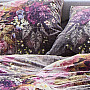 IRISETTE luxury flannel bedding ZOBEL 8551-90 KNIT FLOWERS