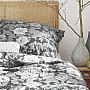 Luxury flannel bedding IRISETTE KOALA 8531-11 gray