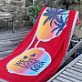 SUNGLASSES beach towel