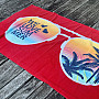 SUNGLASSES beach towel