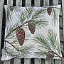 Christmas tapestry cover PINE CONE