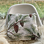 Christmas tapestry cover PINE CONE