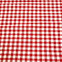 Decorative fabric KANAFAS SOFI HEART red