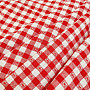 Decorative fabric KANAFAS SOFI HEART red