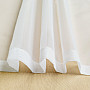 Finished voile curtain WHITE