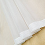 Finished voile curtain WHITE