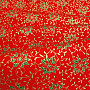 Cotton fabric CHRISTMAS STAR MINI red