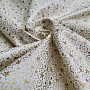 Cotton fabric CHRISTMAS STARS AND SPIRALS