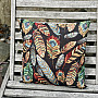 Gobelin cushion cover FEATHER BLACK