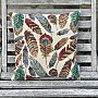 Tapestry cushion cover FEATHER BEIGE