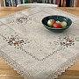 Mistletoe lace tablecloth