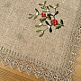 Mistletoe lace tablecloth