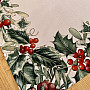 Tablecloth Christmas RED BERRIES