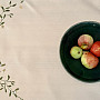 Table cloth TWIGS Mistletoe embroidered