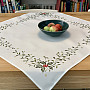 Table cloth TWIGS Mistletoe embroidered