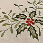 Table cloth TWIGS Mistletoe embroidered