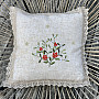 Christmas decoration cover MISTLETOE lace