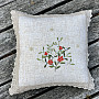 Christmas decoration cover MISTLETOE lace