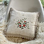 Christmas decoration cover MISTLETOE lace