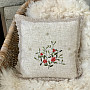 Christmas decoration cover MISTLETOE lace