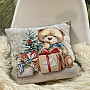 Christmas tapestry TEDDY BEAR WITH GIFTS