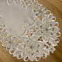 Embroidered Christmas tablecloth GOLD STAR