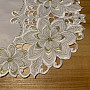 Embroidered Christmas tablecloth GOLD STAR