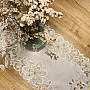 Embroidered Christmas tablecloth GOLD STAR