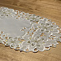 Embroidered Christmas tablecloth GOLD STAR