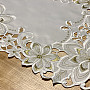 Embroidered Christmas tablecloth GOLD STAR