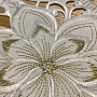 Embroidered Christmas tablecloth GOLD STAR