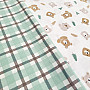 TEDDY AND BEAVER cotton fabric