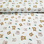 TEDDY AND BEAVER cotton fabric