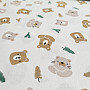 TEDDY AND BEAVER cotton fabric